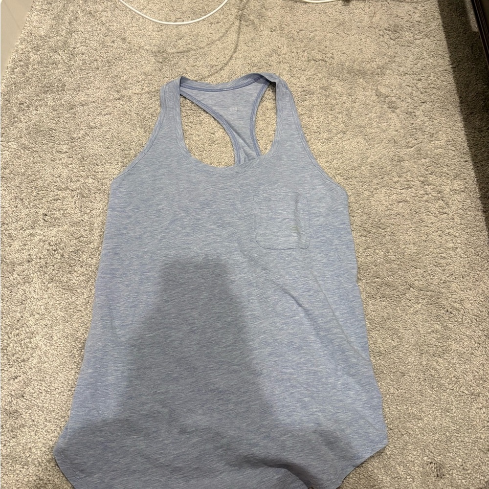 lululemon athletica Light Blue Racerback Tank Top